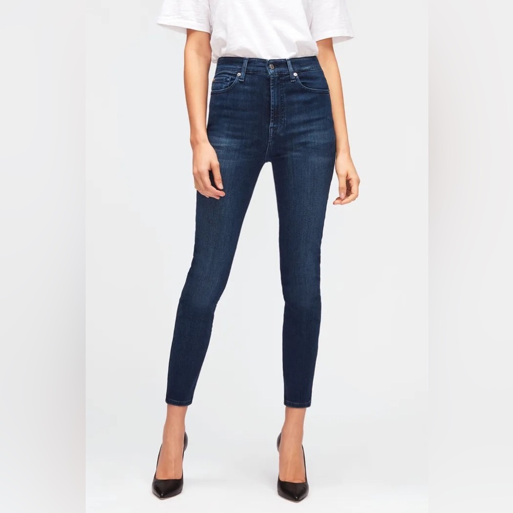 7 For All Mankind Aubrey High Waist Skinny Jean - 27